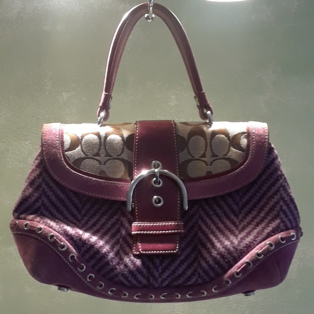 *Rare* authentic purple Coach Hobo bag